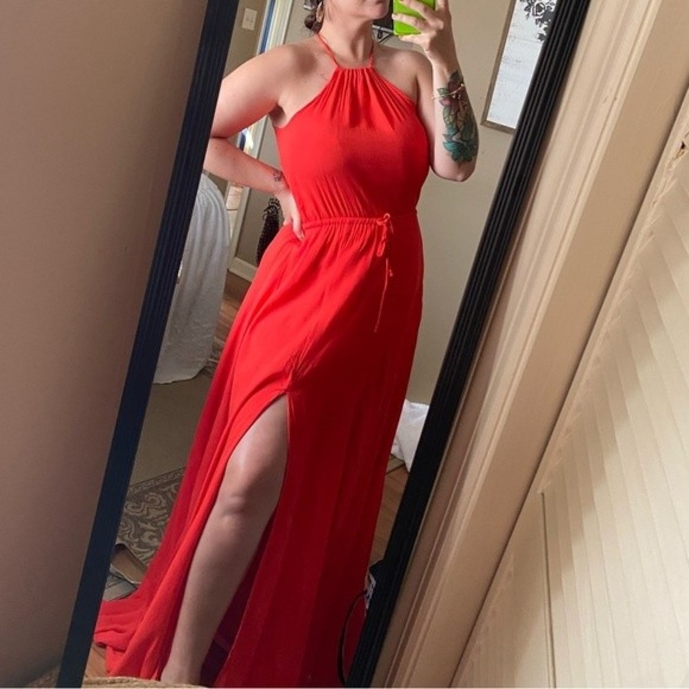 Vici Dolls Maxi Halter Dress